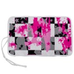 Pink Star Splatter Pen Storage Case (L)