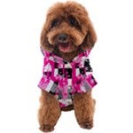 Pink Star Splatter Dog Coat