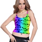 Rainbow Skull Collection Spaghetti Strap Bra Top