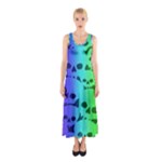 Rainbow Skull Collection Sleeveless Maxi Dress