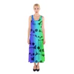 Rainbow Skull Collection Sleeveless Maxi Dress