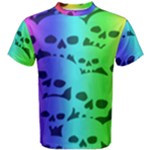 Rainbow Skull Collection Men s Cotton Tee