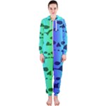 Rainbow Skull Collection Hooded Jumpsuit (Ladies) 