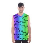 Rainbow Skull Collection Men s Basketball Tank Top