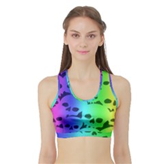 Sports Bra with Border 