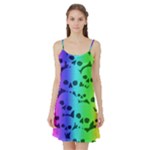 Rainbow Skull Collection Satin Night Slip