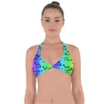 Rainbow Skull Collection Halter Neck Bikini Top