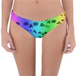 Rainbow Skull Collection Reversible Hipster Bikini Bottoms