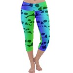 Rainbow Skull Collection Capri Yoga Leggings
