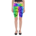 Rainbow Skull Collection Yoga Cropped Leggings