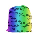 Rainbow Skull Collection Drawstring Pouch (XL)