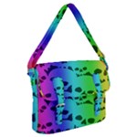 Rainbow Skull Collection Buckle Messenger Bag