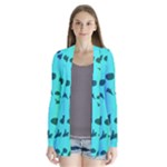 Rainbow Skull Collection Drape Collar Cardigan