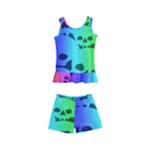 Rainbow Skull Collection Kids  Boyleg Swimsuit