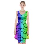 Rainbow Skull Collection Racerback Midi Dress