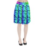 Rainbow Skull Collection Pleated Skirt