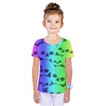 Rainbow Skull Collection Kids  One Piece Tee