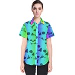 Rainbow Skull Collection Women s Short Sleeve Shirt