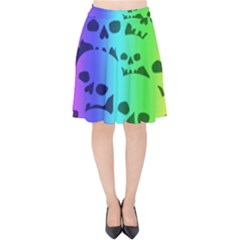 Velvet High Waist Skirt 