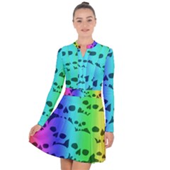 Long Sleeve Panel Dress 
