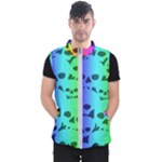 Rainbow Skull Collection Men s Puffer Vest