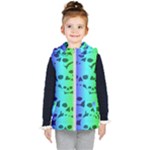 Rainbow Skull Collection Kids  Hooded Puffer Vest