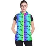 Rainbow Skull Collection Women s Puffer Vest