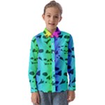 Rainbow Skull Collection Kids  Long Sleeve Shirt