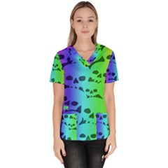 Women s V-Neck Scrub Top 