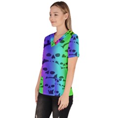 Women s V-Neck Scrub Top 
