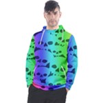 Rainbow Skull Collection Men s Pullover Hoodie