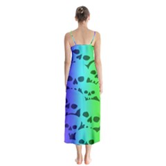 Button Up Chiffon Maxi Dress 