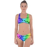 Rainbow Skull Collection Criss Cross Bikini Set