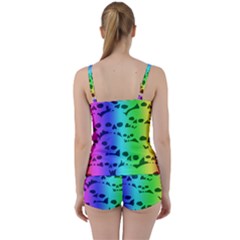 Tie Front Two Piece Tankini 