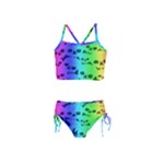 Rainbow Skull Collection Girls  Tankini Swimsuit