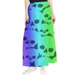 Rainbow Skull Collection Maxi Chiffon Skirt