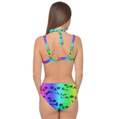 Double Strap Halter Bikini Set 