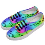 Rainbow Skull Collection Women s Classic Low Top Sneakers