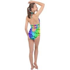 Halter Front Plunge Swimsuit 