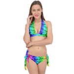 Rainbow Skull Collection Tie It Up Bikini Set