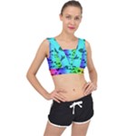 Rainbow Skull Collection V-Back Sports Bra