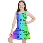 Rainbow Skull Collection Kids  Lightweight Sleeveless Dress