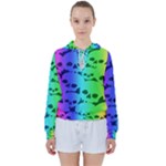 Rainbow Skull Collection Women s Tie Up Sweat