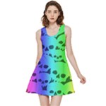 Rainbow Skull Collection Inside Out Reversible Sleeveless Dress