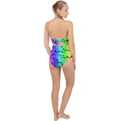 Scallop Top Cut Out Swimsuit 
