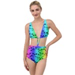 Rainbow Skull Collection Tied Up Two Piece Swimsuit