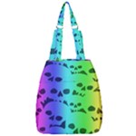 Rainbow Skull Collection Center Zip Backpack