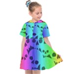 Rainbow Skull Collection Kids  Sailor Dress