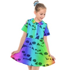 Kids  Short Sleeve Shirt Dress 