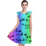 Rainbow Skull Collection Tie Up Tunic Dress